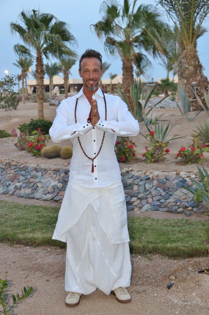 Jogi Jens im Garten des Soma Ashram